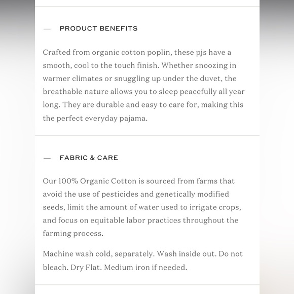 THE SLEEP CODE: SASI ORGANIC COTTON POPLIN SHORT PJ SET - Picture 6 of 7